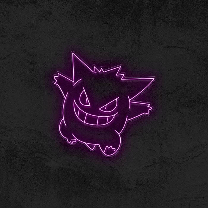 Gengar - Pokemon Neon Sign