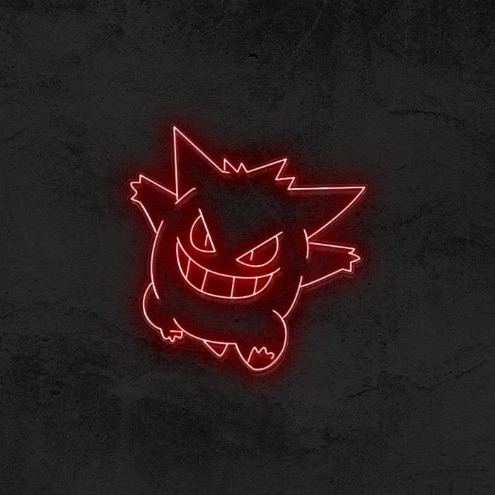 Gengar - Pokemon Neon Sign