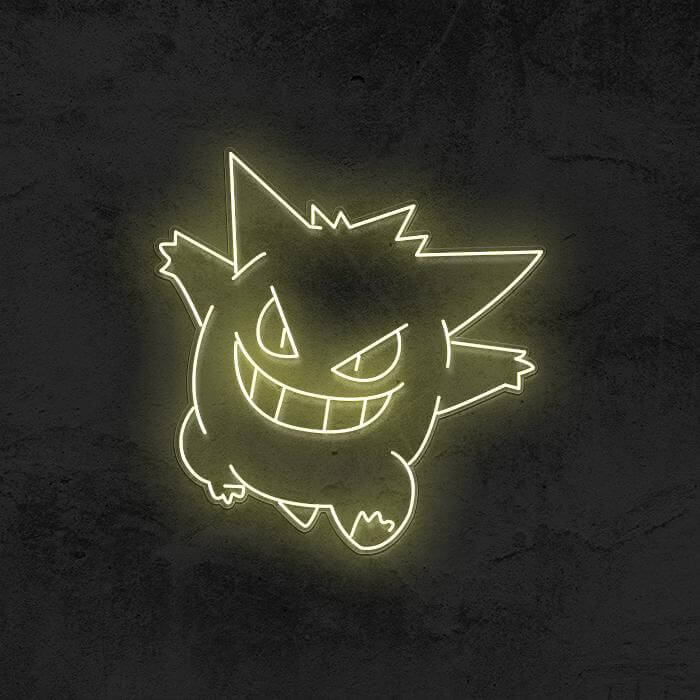 Gengar - Pokemon Neon Sign