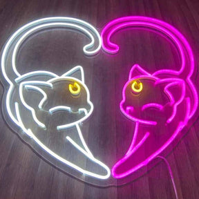 Luna and Artemis Neon Sign