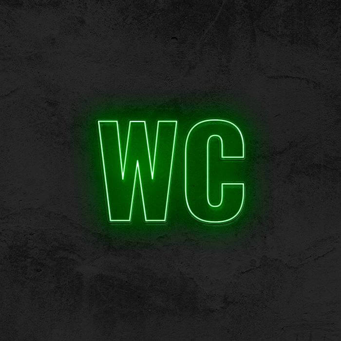 WC 🙍‍♂️🙍‍♀️ Neon Sign - Good Vibes Neon