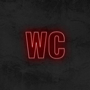 WC 🙍‍♂️🙍‍♀️ Neon Sign - Good Vibes Neon