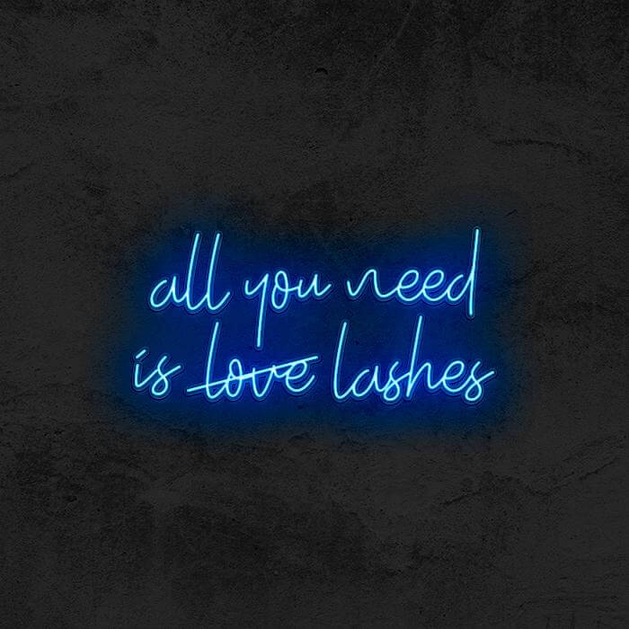 All You Need Is Lashes - Good Vibes Neon