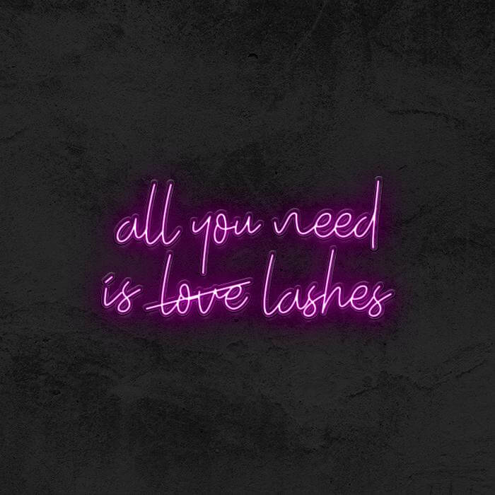 All You Need Is Lashes - Good Vibes Neon