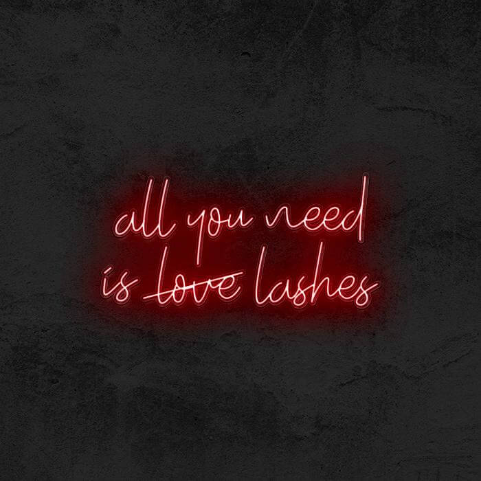 All You Need Is Lashes - Good Vibes Neon