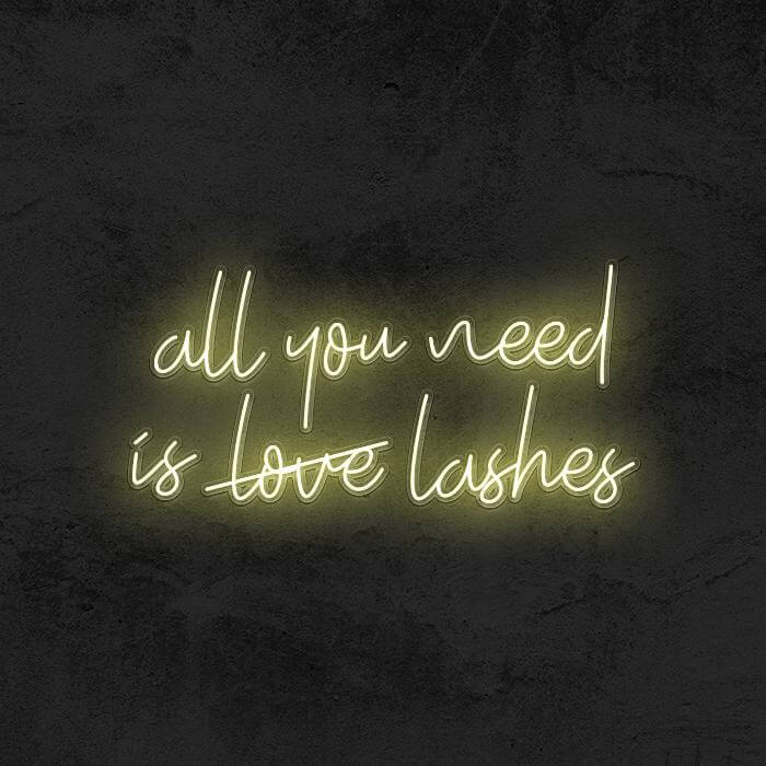 All You Need Is Lashes - Good Vibes Neon