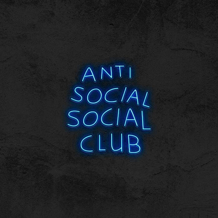Anti Social Social Club Neon Sign