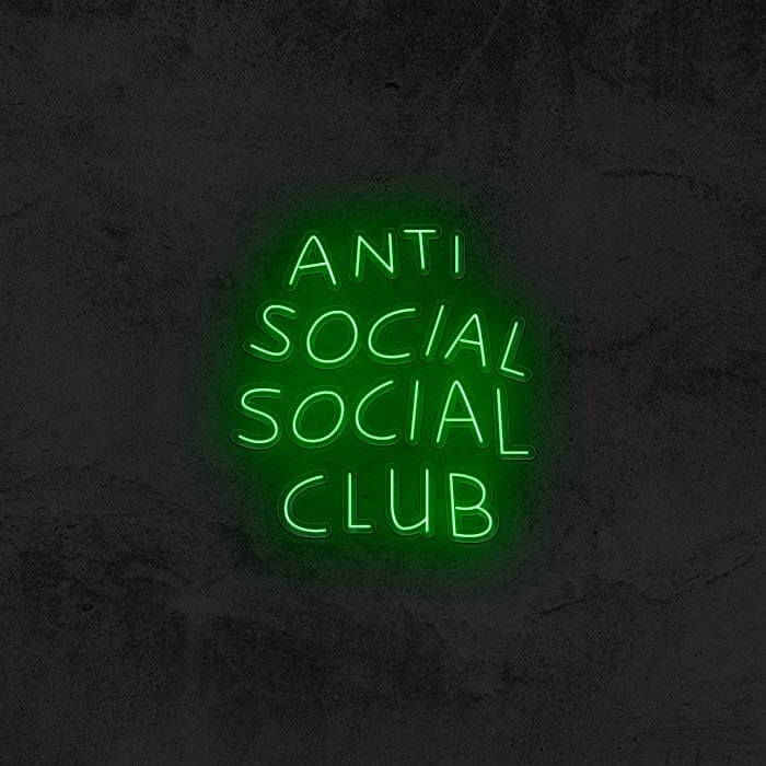 Anti Social Social Club Neon Sign