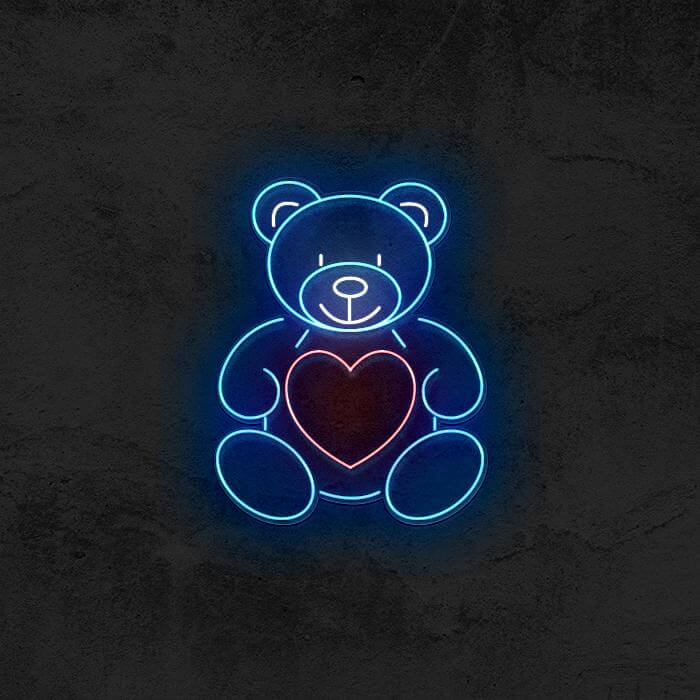 Teddy Bear ❤ - Good Vibes Neon