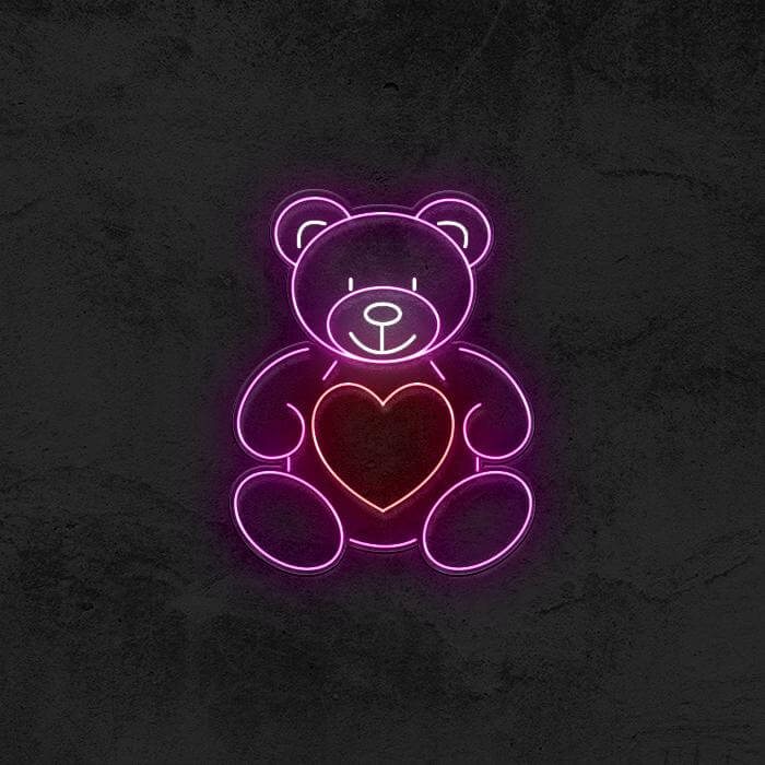 Teddy Bear ❤ - Good Vibes Neon