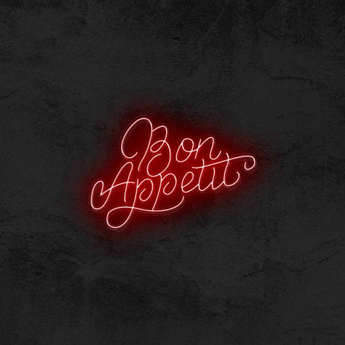 Bon Appetit 🍴 - Good Vibes Neon