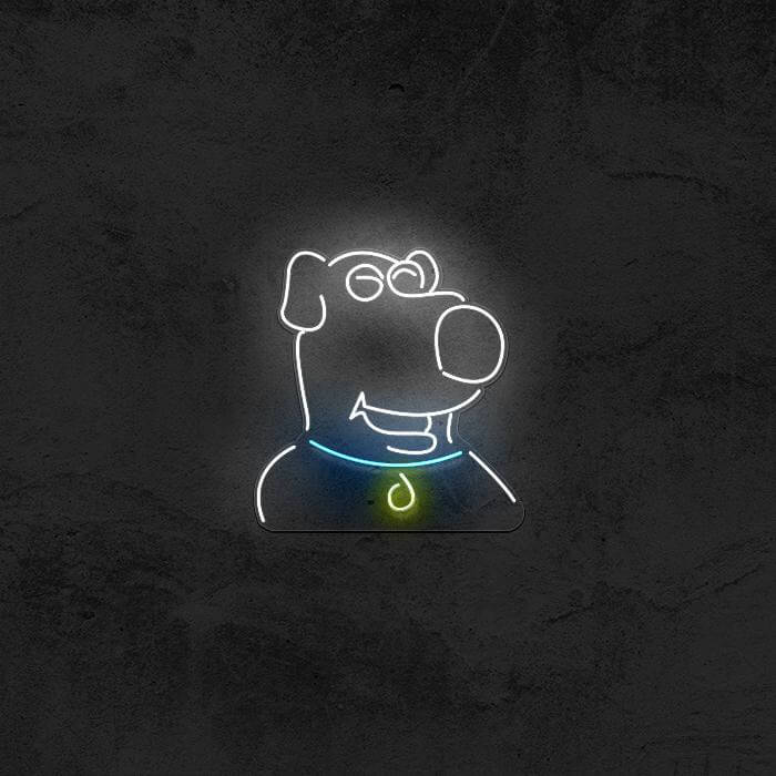 Brian ( Family Guy ) - Good Vibes Neon