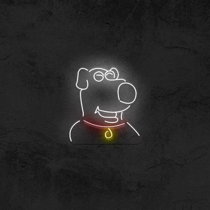 Brian ( Family Guy ) - Good Vibes Neon