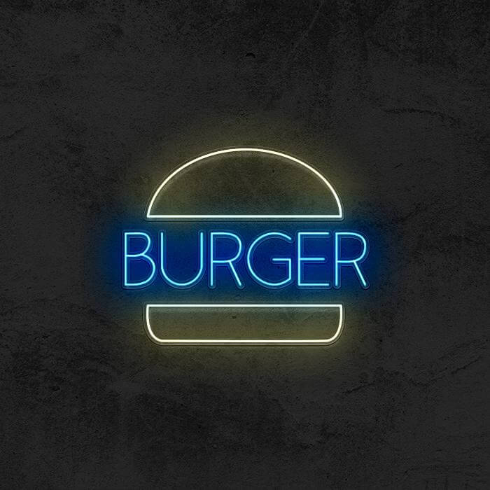 BURGER 🍔 - Good Vibes Neon