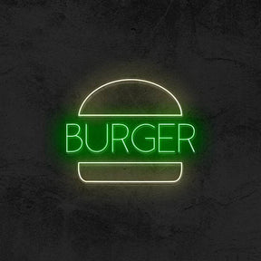 BURGER 🍔 - Good Vibes Neon