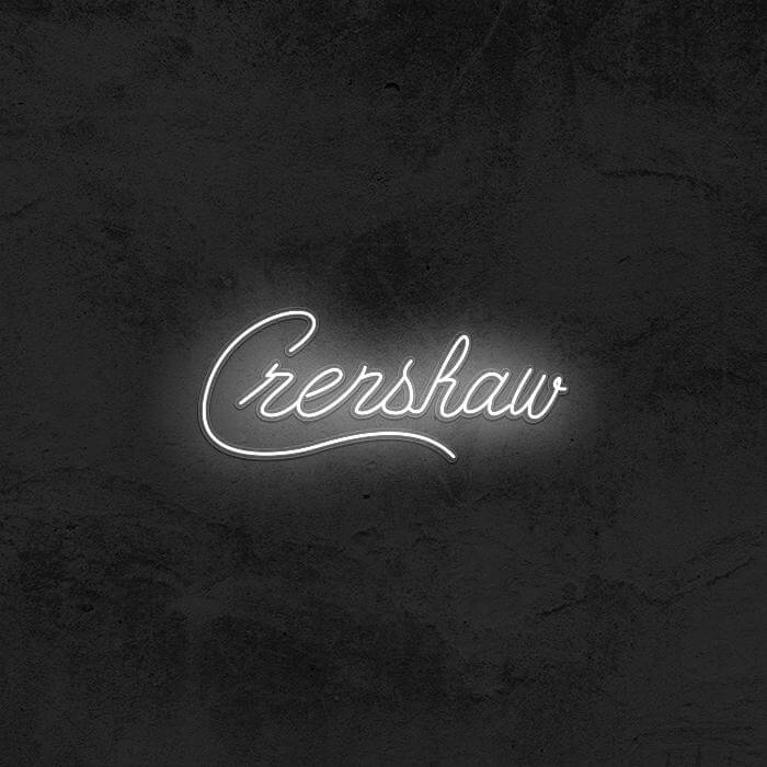 Crenshaw - Nipsey Hussle Neon Sign