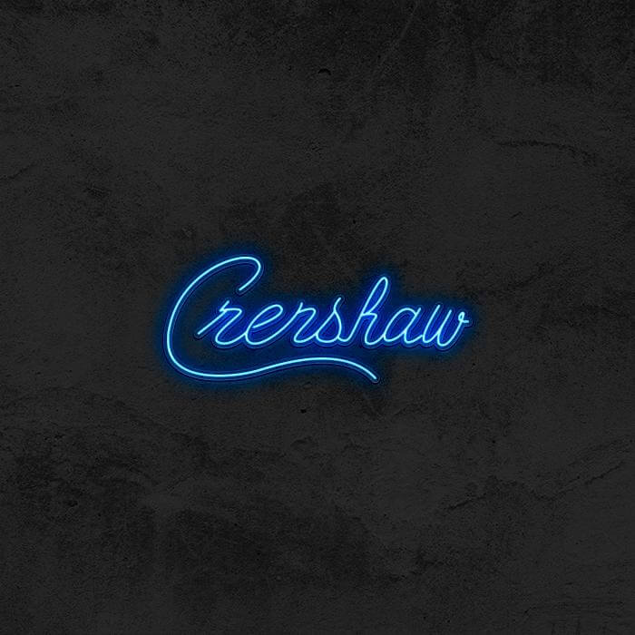 Crenshaw - Nipsey Hussle Neon Sign