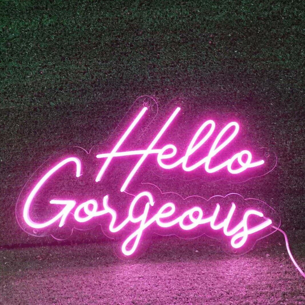 Hello Gorgeous - Good Vibes Neon