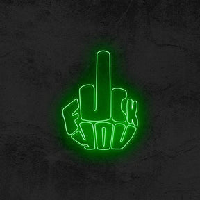 Middle finger Funny - Fuck You Neon Sign