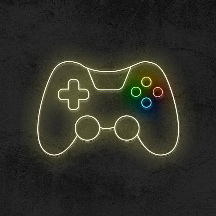 Gamer Remote 🎮 - Good Vibes Neon