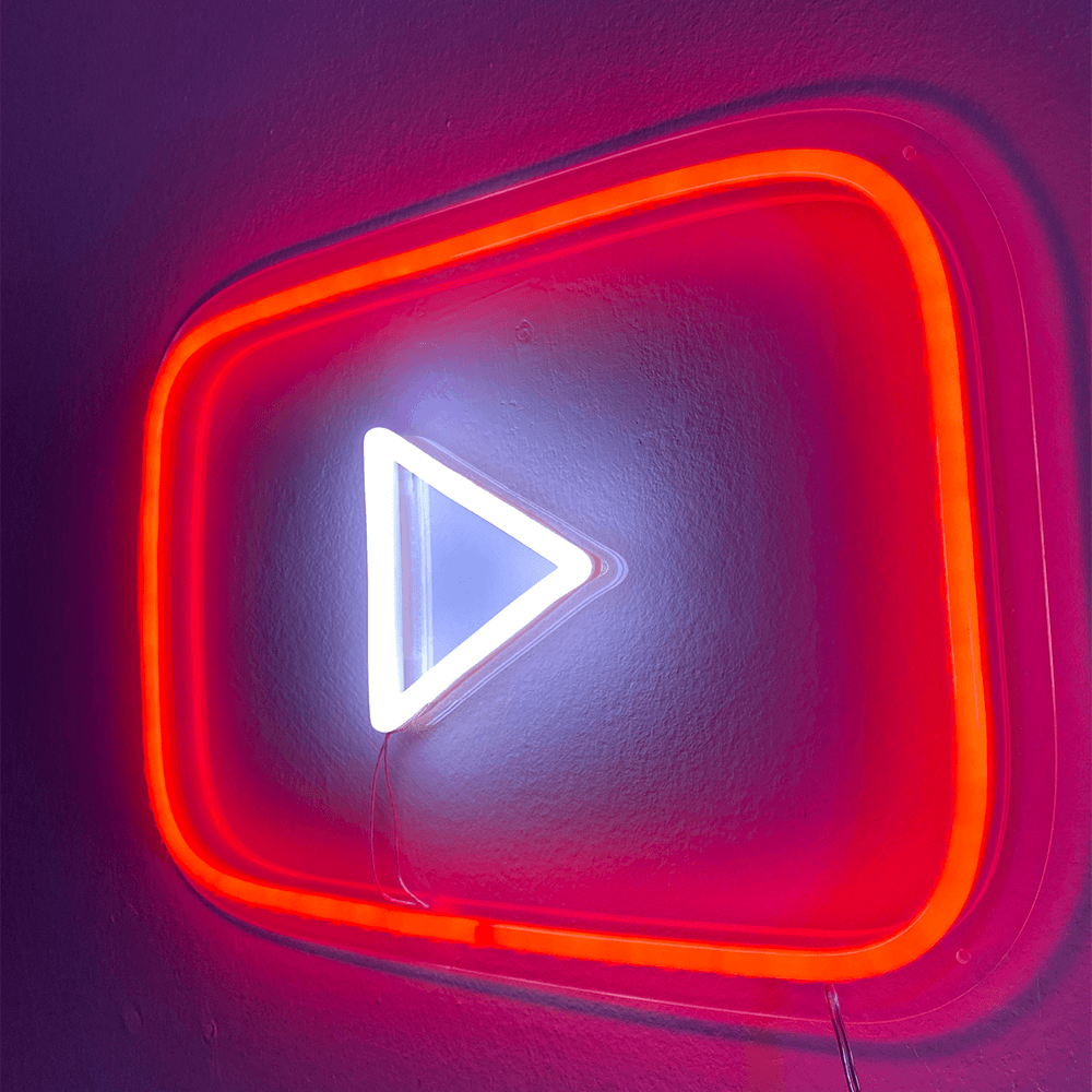 Youtube Neon Sign