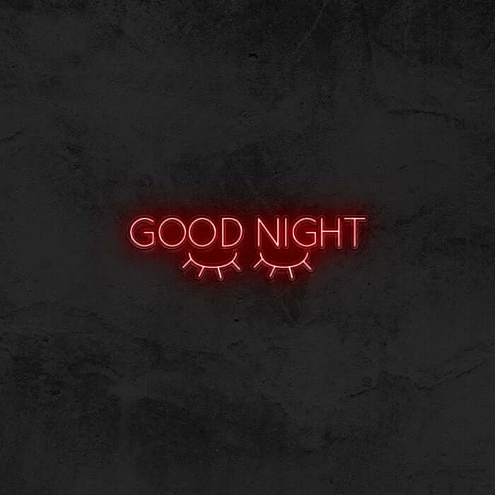 GOOD NIGHT 👀  Neon Sign