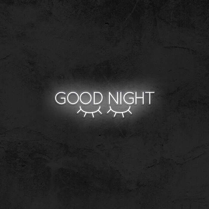GOOD NIGHT 👀  Neon Sign