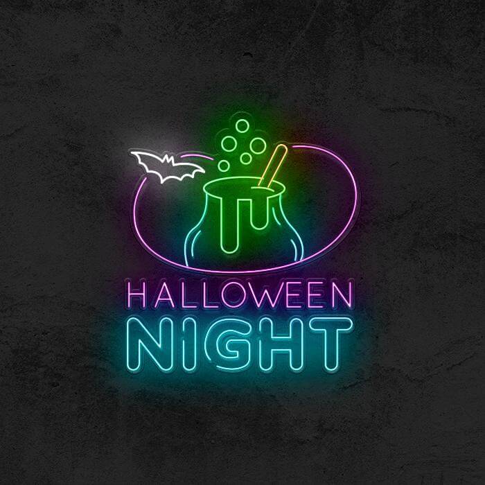 Halloween Nights Neon Sign