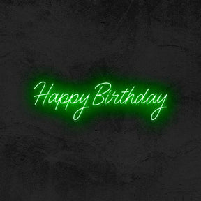 Happy Birthday - Good Vibes Neon