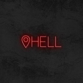 📍Hell Neon Sign - Good Vibes Neon