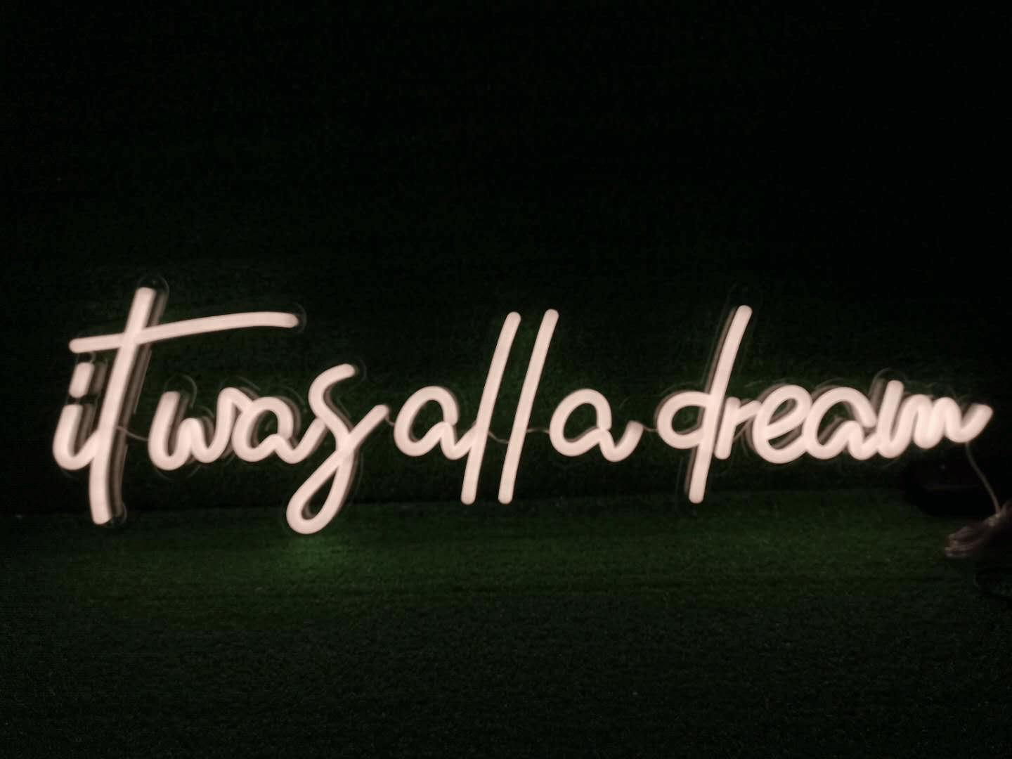 It was all a dream