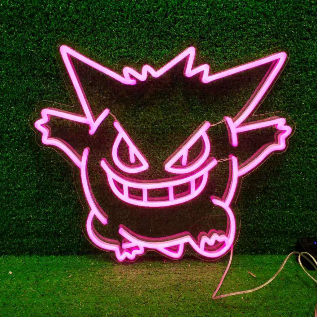 Gengar - Pokemon Neon Sign