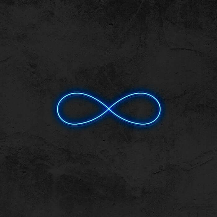Infinity Symbol Neon Sign