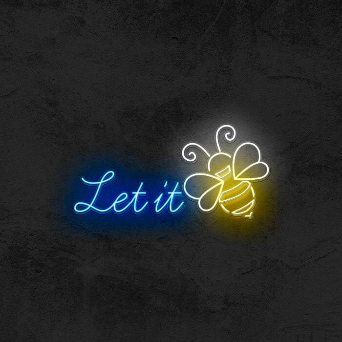Let It 🐝 - Good Vibes Neon
