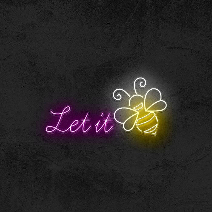 Let It 🐝 - Good Vibes Neon
