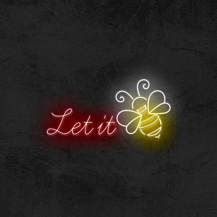 Let It 🐝 - Good Vibes Neon