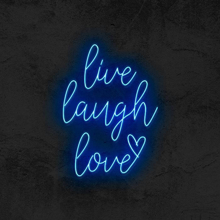 Live Laugh Love - Good Vibes Neon