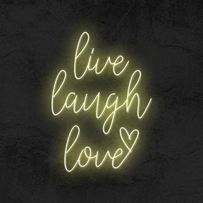 Live Laugh Love - Good Vibes Neon