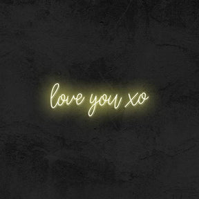 Love You XO - Good Vibes Neon