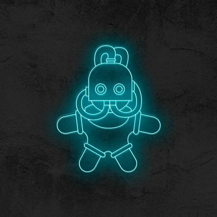 MAC MILLER LAST ALBUM LOGO - SWIMMING NEON SIGN