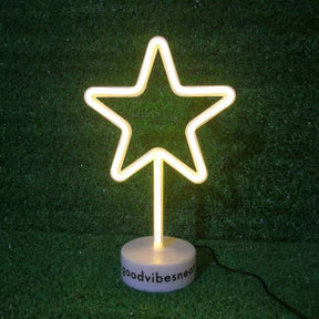 Star Night Lamp - Good Vibes Neon