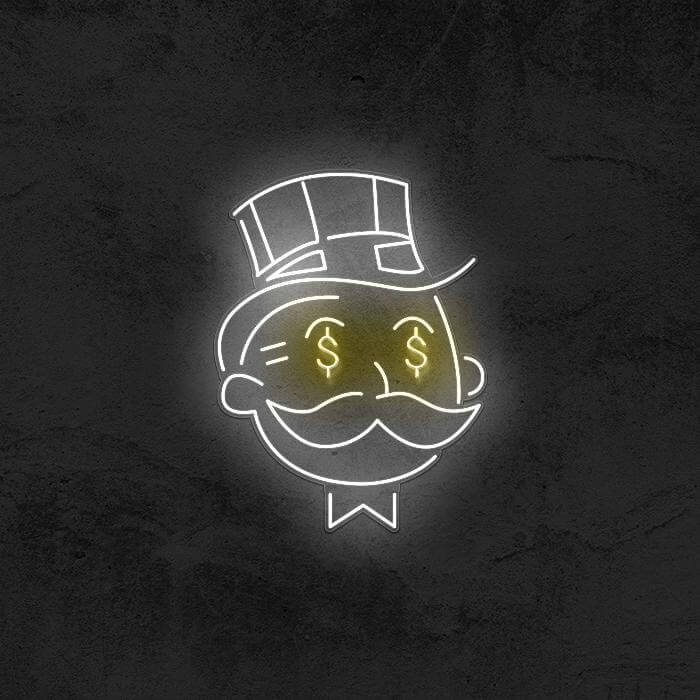 MONOPOLY MAN 💲 - Good Vibes Neon