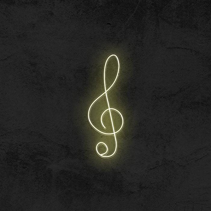 Musical note - Good Vibes Neon