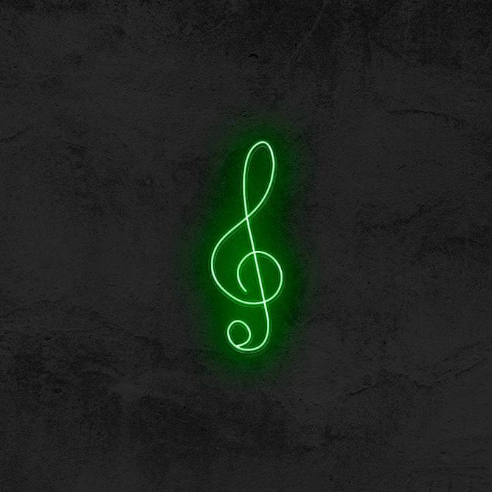 Musical note - Good Vibes Neon