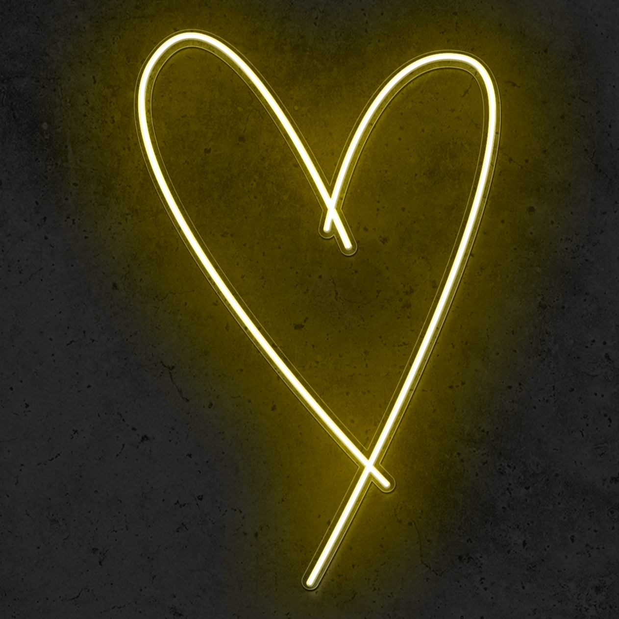 Heart - Good Vibes Neon