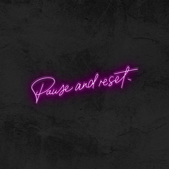 Pause And Reset.