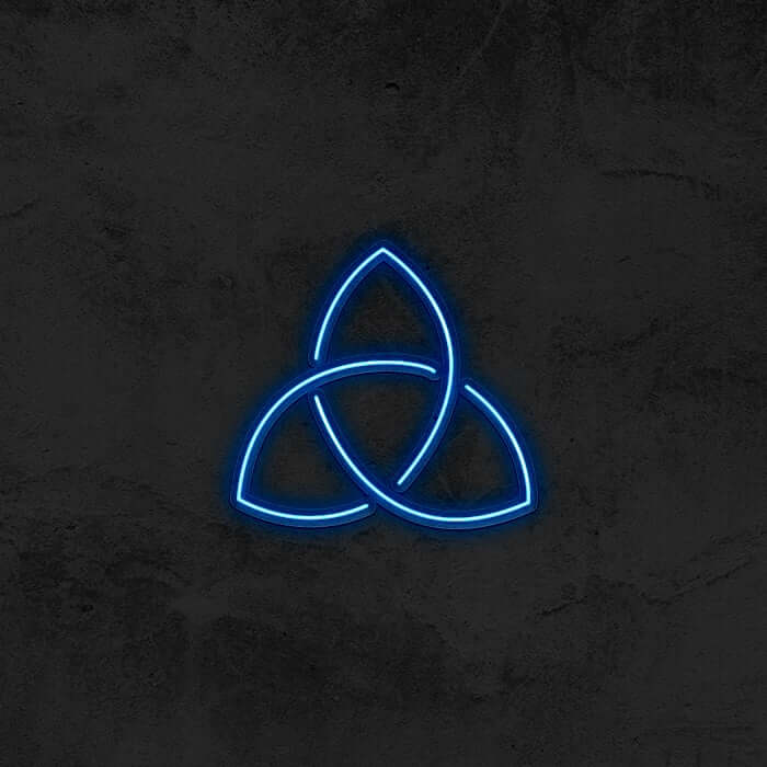 Trinity Symbol Neon Sign