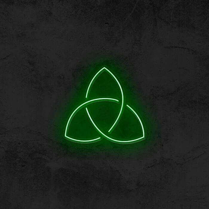 Trinity Symbol Neon Sign