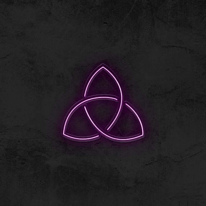 Trinity Symbol Neon Sign