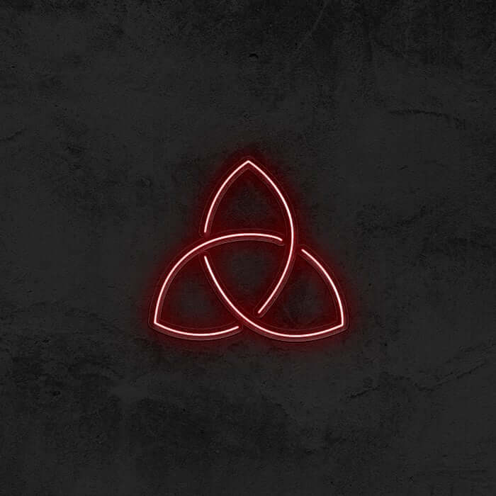 Trinity Symbol Neon Sign